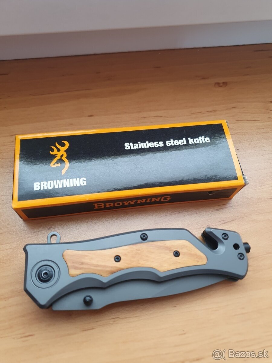 BROWNING WOODEN FOLDING KNIFE
