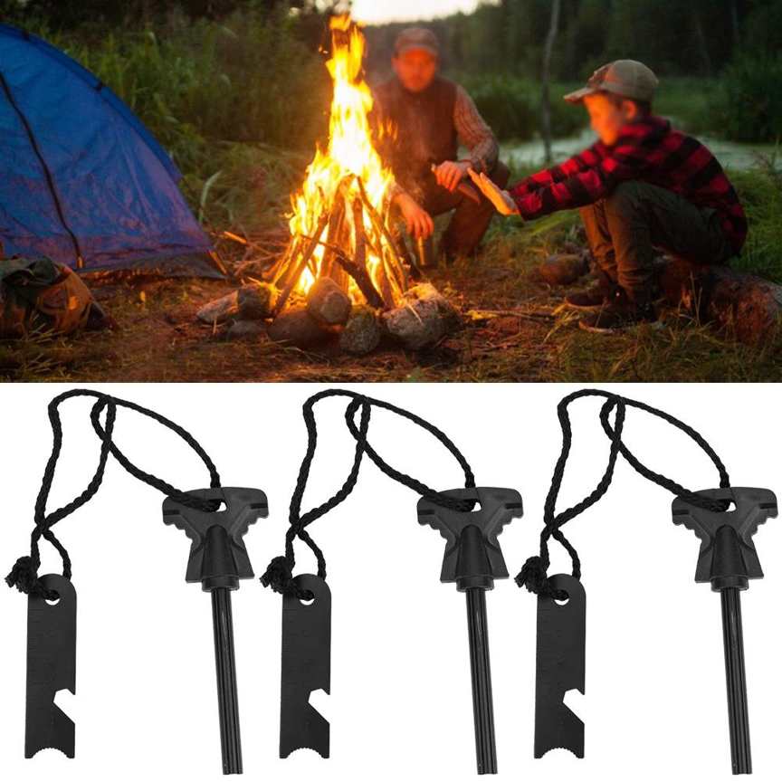 Flint Scraper Camping Fire Starter – Butterfly-Shaped Handle Survival Tool