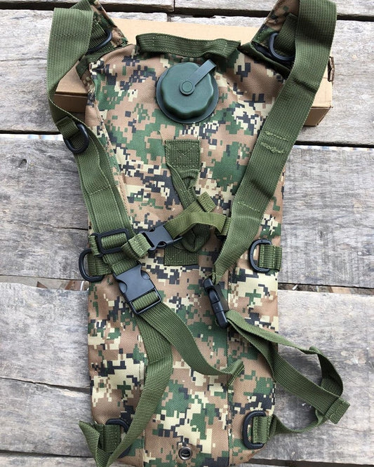 3L hydration reservoir, hydration water pouch, backpack hydration bag, tactical hydration bladder, hiking water reservoir, MOLLE hydration pouch, camping water bag, outdoor hydration system, water bladder Pakistan, durable hydration bag, lightweight hydration reservoir, sports hydration pouch
Camo