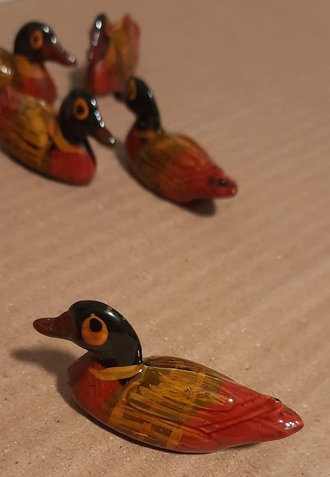 HUNTER'S Collectable Baby Duck Decor – 6-Piece Decorative Duck Set for Home & Garden
