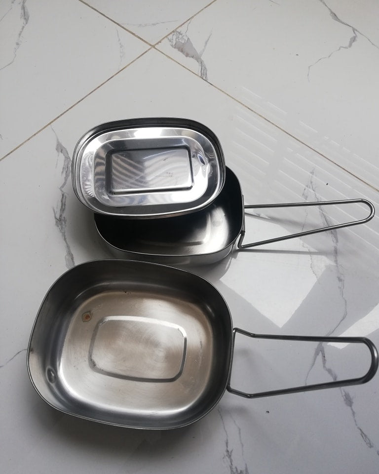 Emergency Survival Mess Kit Cooking Pans