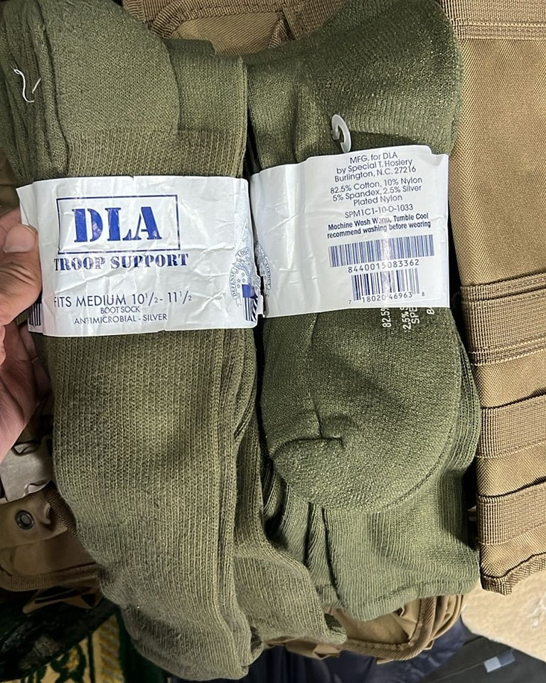 DLA Troop Support Socks 3-in-1 ā Durable, Comfortable Military-Grade Socks