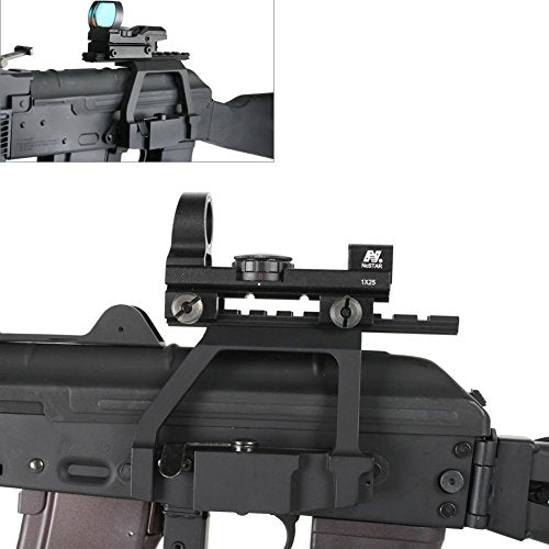 Metal Top Rail Mount for Russian Saiga 223 ā Side Rail Lock Scope Mount QD for 20mm Picatinny Rail