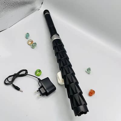 Mega Electro Blaster – Tactical Flashlight with Built-In Stun Feature for Personal Safety