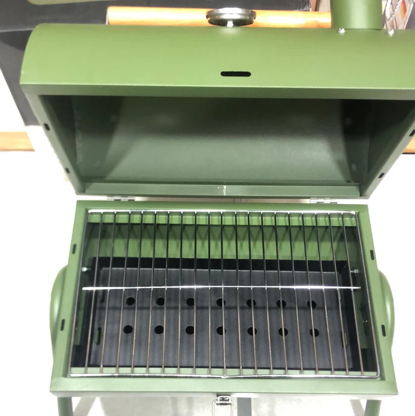 Stainless Steel Portable Barbecue Charcoal Grill – Foldable Outdoor BBQ for Camping, Picnic & Backyard Cooking