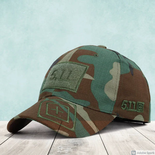 5.11 Tactical Outdoor Cap – military-grade design for hiking, shooting, and everyday use.