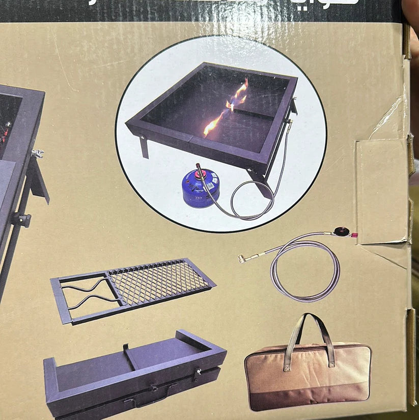 Multi functional BBQ Grill Camping Hiking Bar BQ Grill