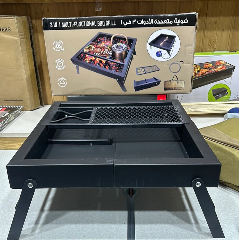 Multi functional BBQ Grill Camping Hiking Bar BQ Grill