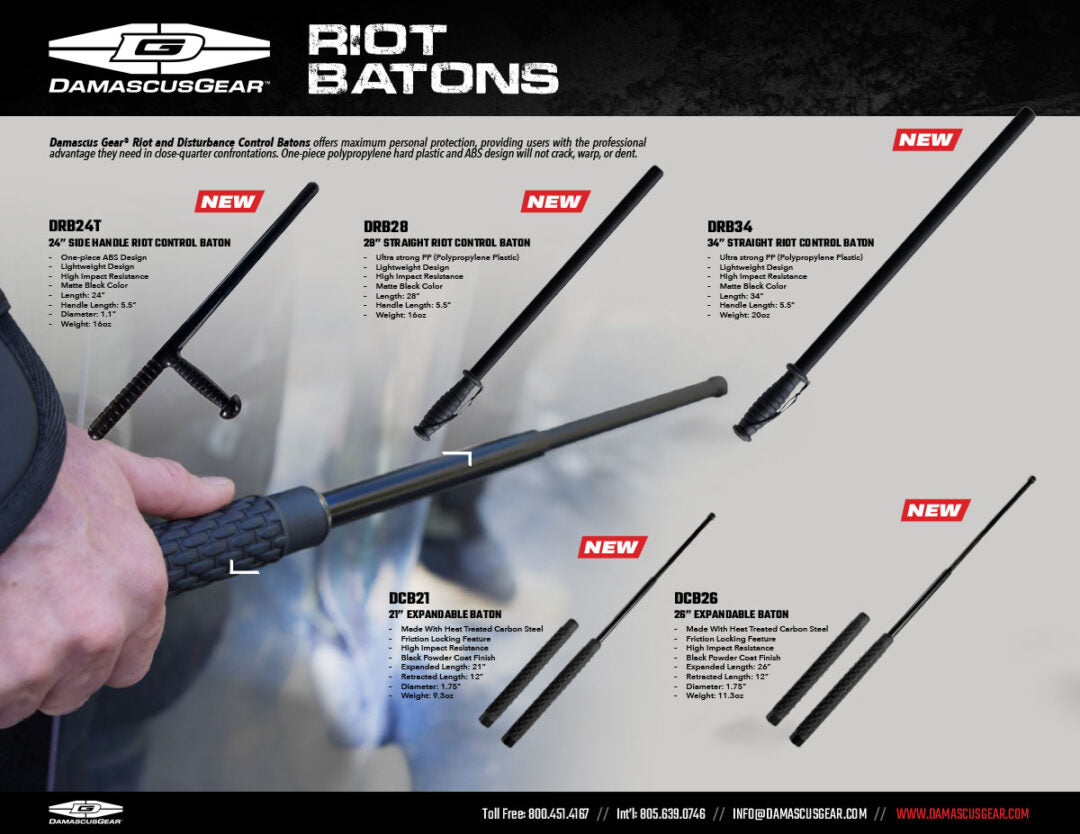 Automatic Expandable Steel Baton
