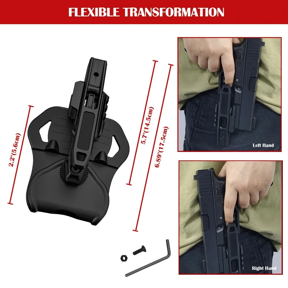 Tactical Quick Draw Universal Holster β Versatile Pistol Accessory for Fast, Secure Carry