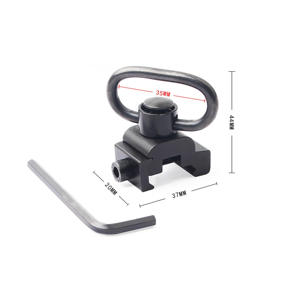 Picatinny Sling Mount 1 Piece with 360° Rotation – Rail Sling Attachment
