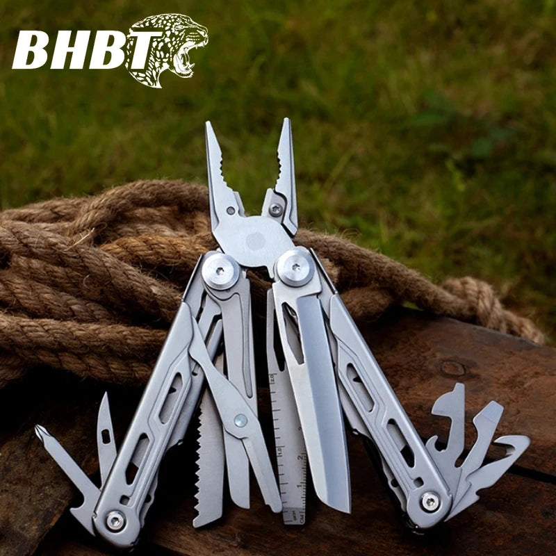 BHBT 6B 17-IN-1 Multifunctional Pliers Cutter Tool Outdoor Survival Multitool Pocket Knife