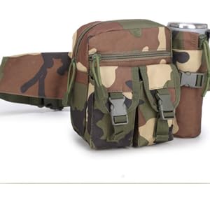 Tactical Fanny Pack for Men – Outdoor Oxford Cloth Waist Pack with Multi-Pockets & Adjustable Belt (Multicolor)