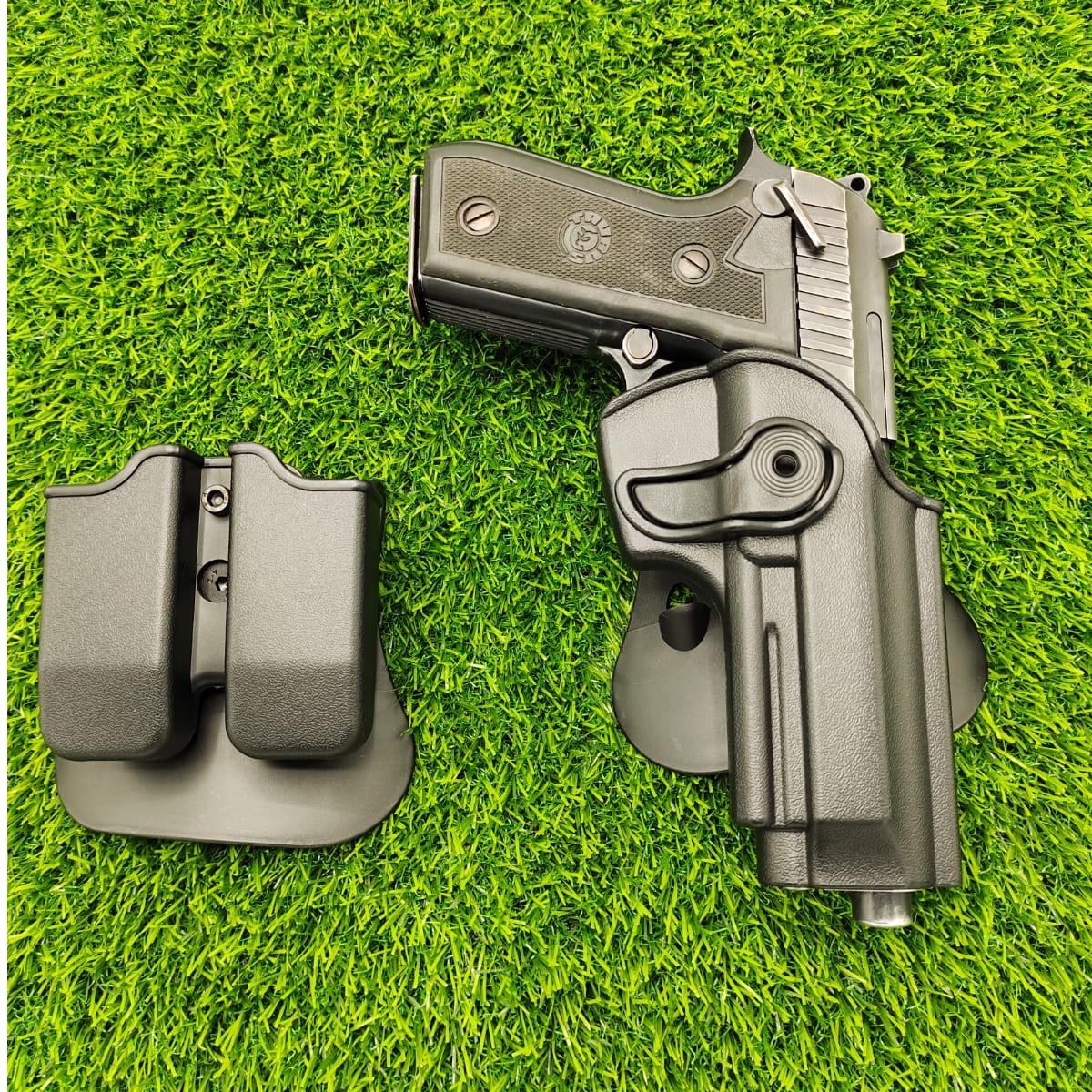 Polymer holster with 2 magazine holster for Beretta M9A3 and Taurus PT92