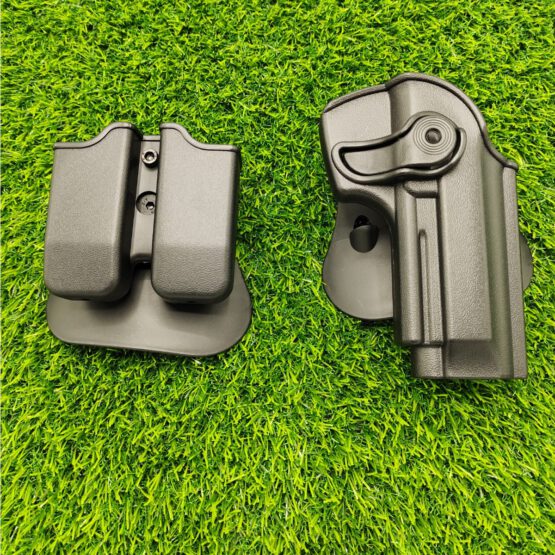 Polymer holster with 2 magazine holster for Beretta M9A3 and Taurus PT92
