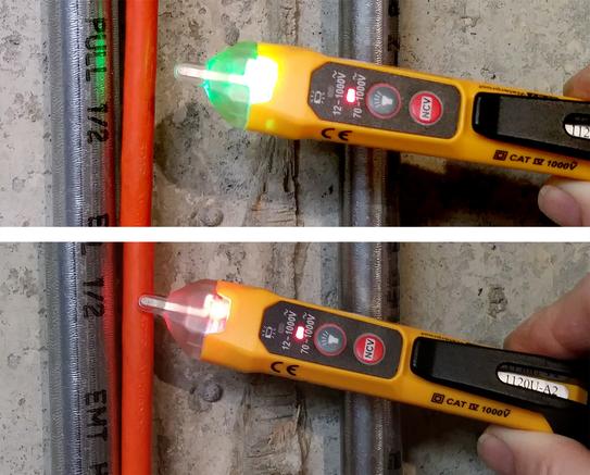 Klein Tools Voltage Tester – Dual Range, Non-Contact Electrical Tester