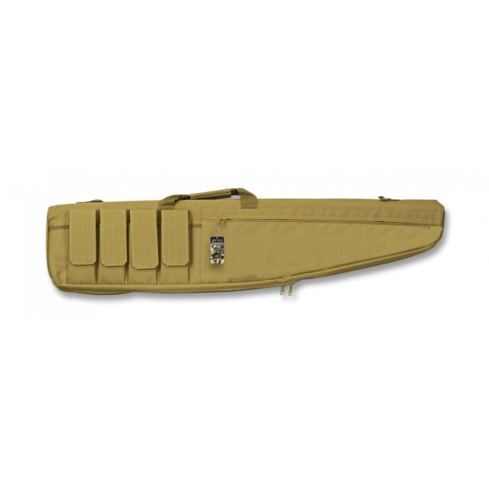 tactical rifle bag, M4 rifle case, AR-15 gun bag, 35 inch rifle case, imported tactical bag, mag pouch rifle case, gun bag Pakistan, padded rifle case, tactical gun case, magazine storage bag, AR-15 bag with pouches, shooting accessories Pakistan, durable rifle carry bag
Tan Khaki Coyote Color