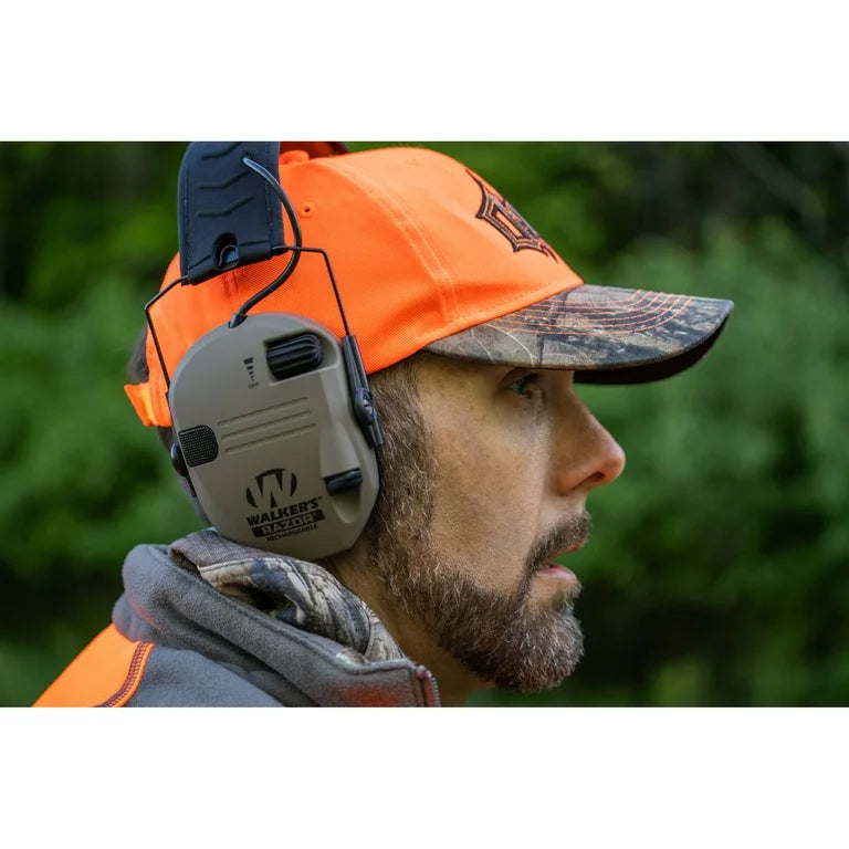 Walker's Razor Rechargeable Electronic Ear Muffs ā Premium Hearing Protection