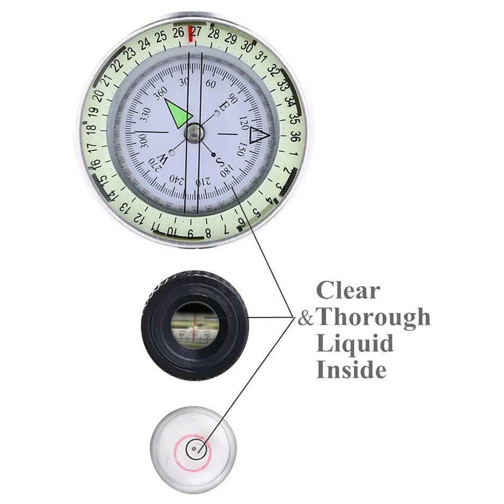 High-Precision Military Lensatic Compass