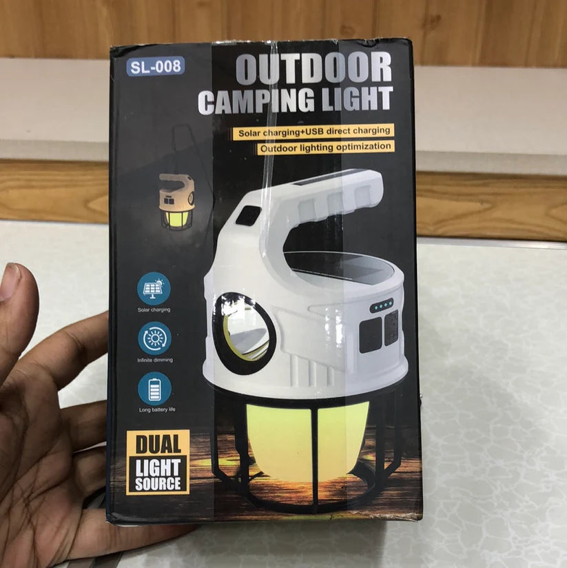 Box of an outdoor camping light
