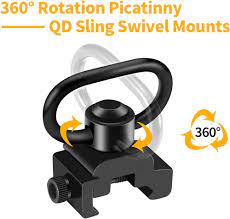 Picatinny Sling Mount 1 Piece with 360° Rotation – Rail Sling Attachment