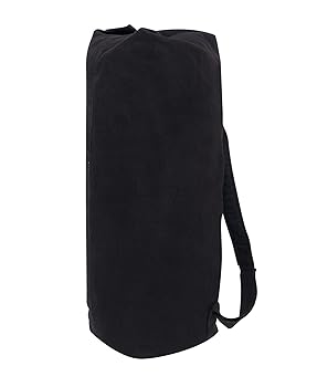 Rothco GI Type Enhanced Double Strap Duffle Bag – Durable Military Canvas Gear Bag