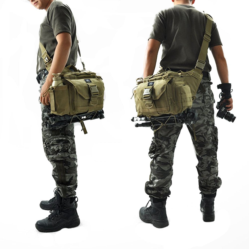 SHANGRI-LA Multi-functional Outdoor Hiking Pack Tactical Messenger Range Pack Camera Sling CCW Gear