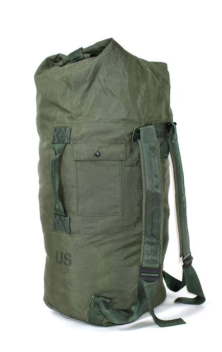 Rothco GI Type Enhanced Double Strap Duffle Bag – Durable Military Canvas Gear Bag