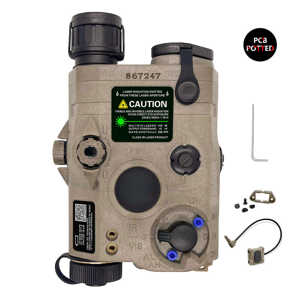 Airsoft PEQ-15 is a multi-functional tactical accessory Red Laser and Torch