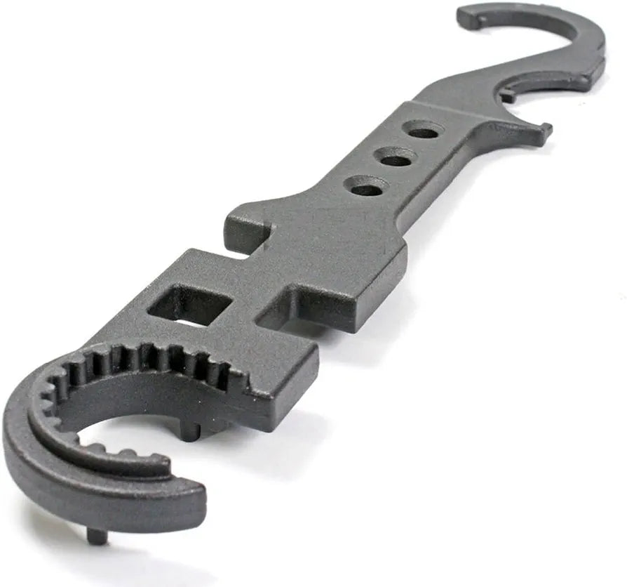 AR-15/M4 Steel Wrench for Removal and Installation of AR-15/M16 Barrels/AR15/M4 Stock Combo Wrench