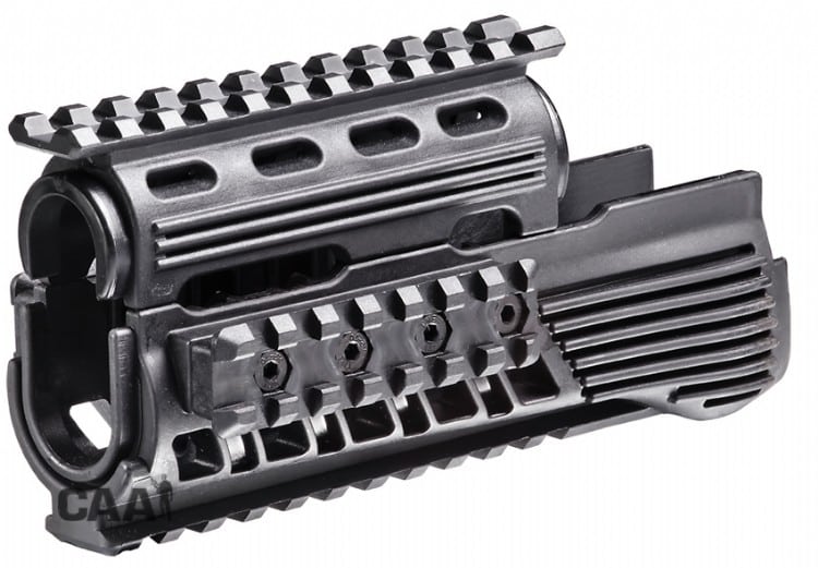 Polymer handguard Kit with Picatinny Rails on all sides – Black