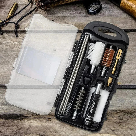 12 gauge shotgun cleaning kit Pakistan, universal brush cleaning kit, shotgun maintenance tools, firearm cleaning kit Pakistan, 10 in 1 cleaning kit, shotgun accessories Pakistan, hunting gun cleaning kit
