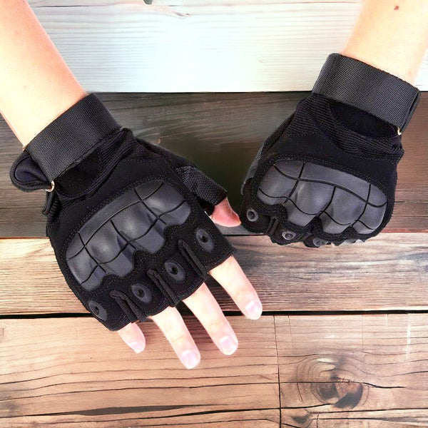 Tactical Protective Half Finger Gloves Outdoor Bike Fitness gloves