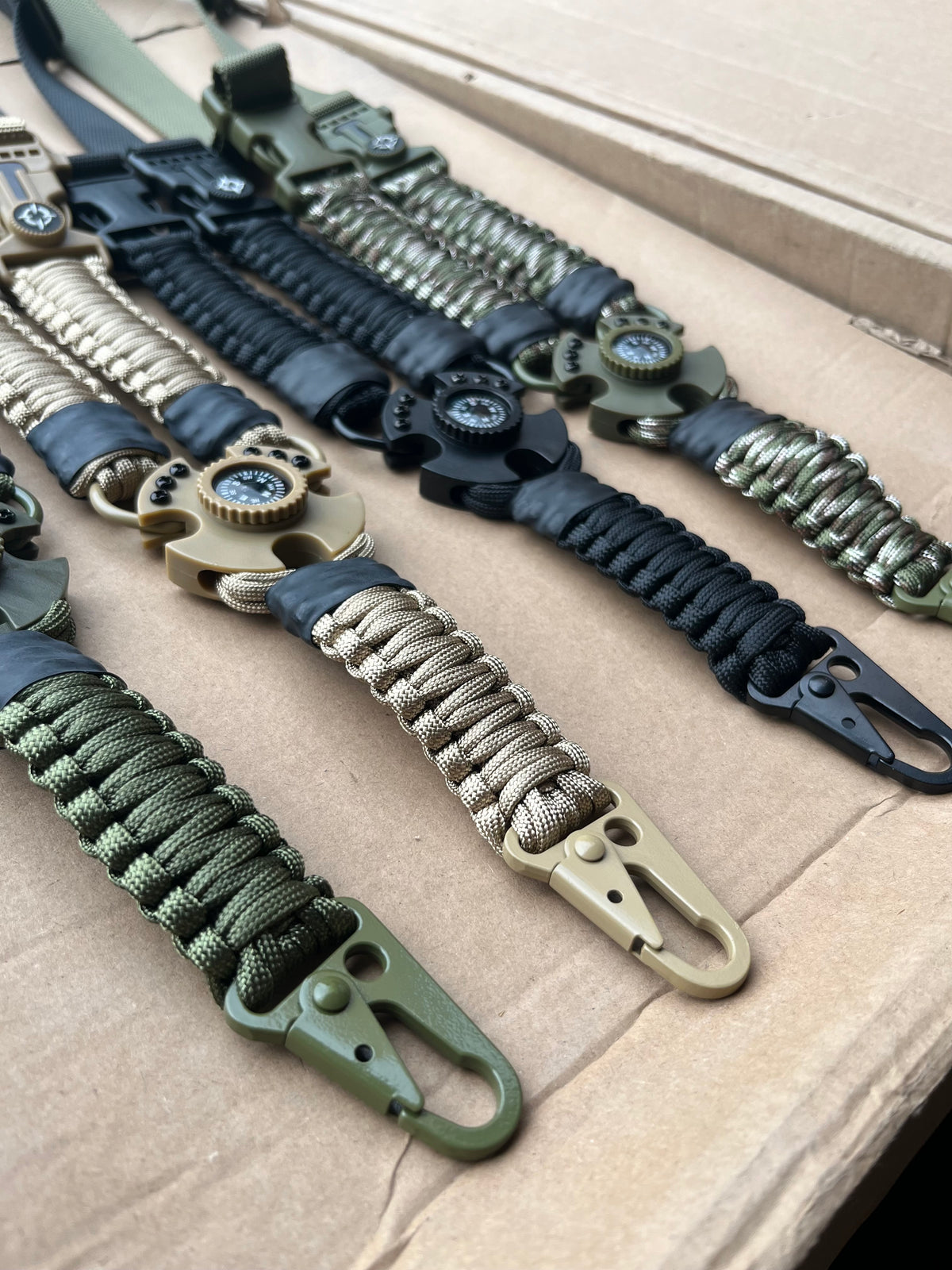 Tactical Single Point Paracord Compass Sling