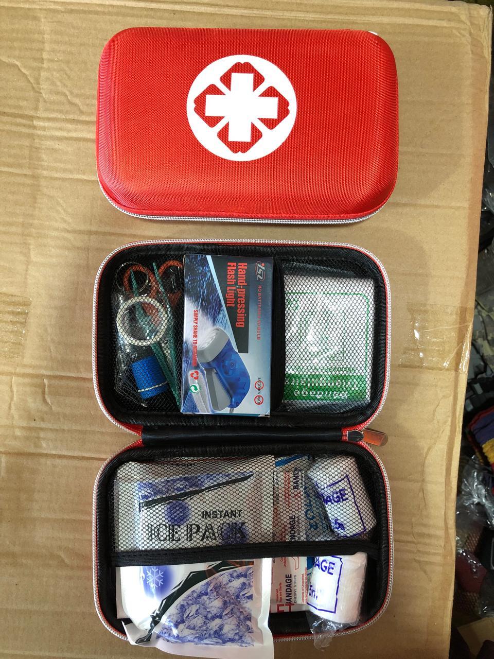 Portable Emergency Aid Kit – Essential First Aid for Survival, Camping & Travel