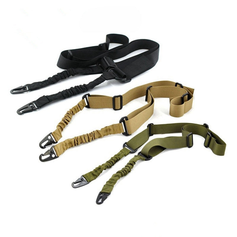 2 Point Rifle Sling with Upgraded Metal Hooks – Multi-Use Gun Sling for Hunting & Shooting
