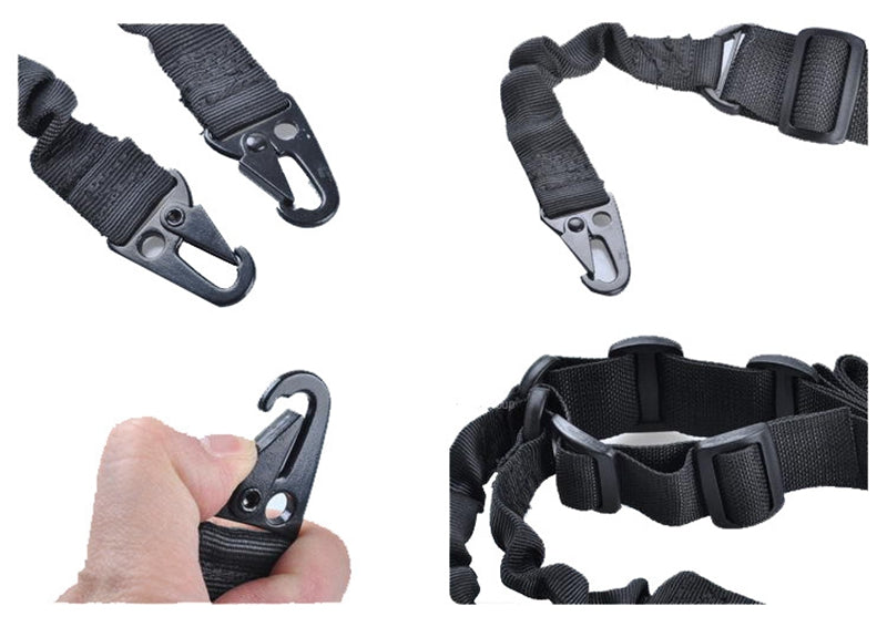2 Point Rifle Sling with Upgraded Metal Hooks – Multi-Use Gun Sling for Hunting & Shooting