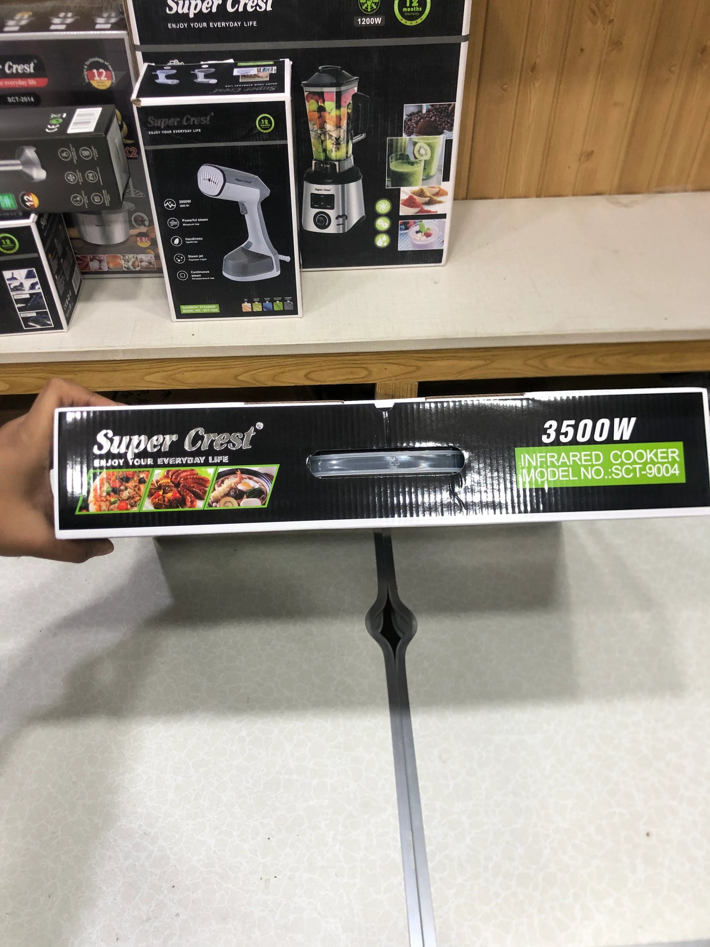 3500W Portable Electric Stove – Super Crest Infrared Cooker Model SCT-9004