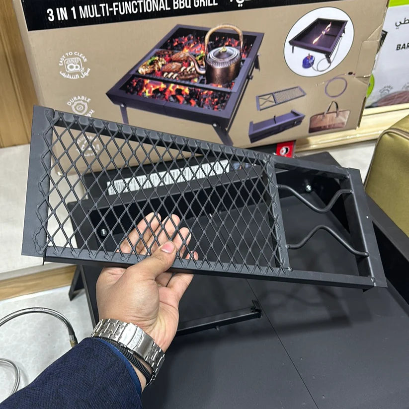 Multi functional BBQ Grill Camping Hiking Bar BQ Grill