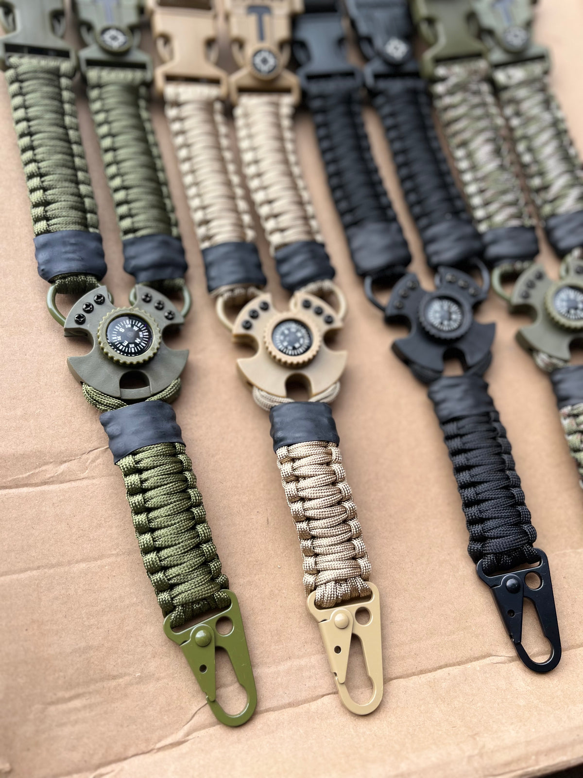 Tactical Single Point Paracord Compass Sling