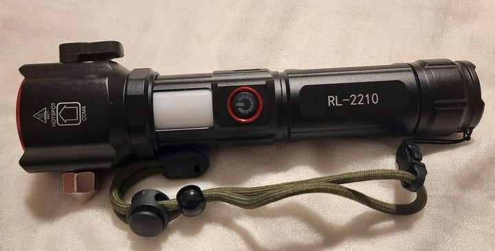 ESCAPE RESCUE Tactical & Survival Torch – High-Lumen Flashlight for Outdoor, Emergency & Self-Defense