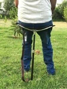 Leather Walking Stick Seat / Chair Stick – Stylish & Practical Mobility Aid