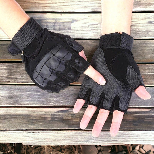 Tactical Protective Half Finger Gloves Outdoor Bike Fitness gloves