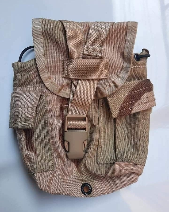 Authentic US Military Canteen Bottle + MOLLE II Pouch – Durable & Versatile