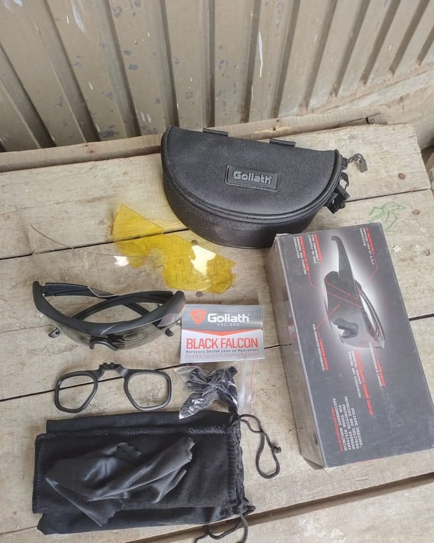 Goliath Black Falcon Professional Operation Glasses – Tactical Eye Protection