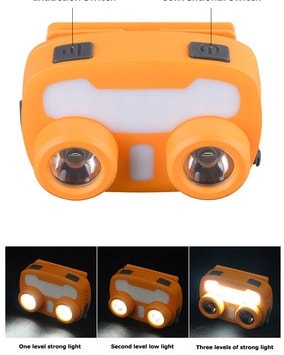 LiitoKala LED Wick LH-AH10 Headlight Cap Clip Lamp with Rechargeable Battery & Touch Sensor