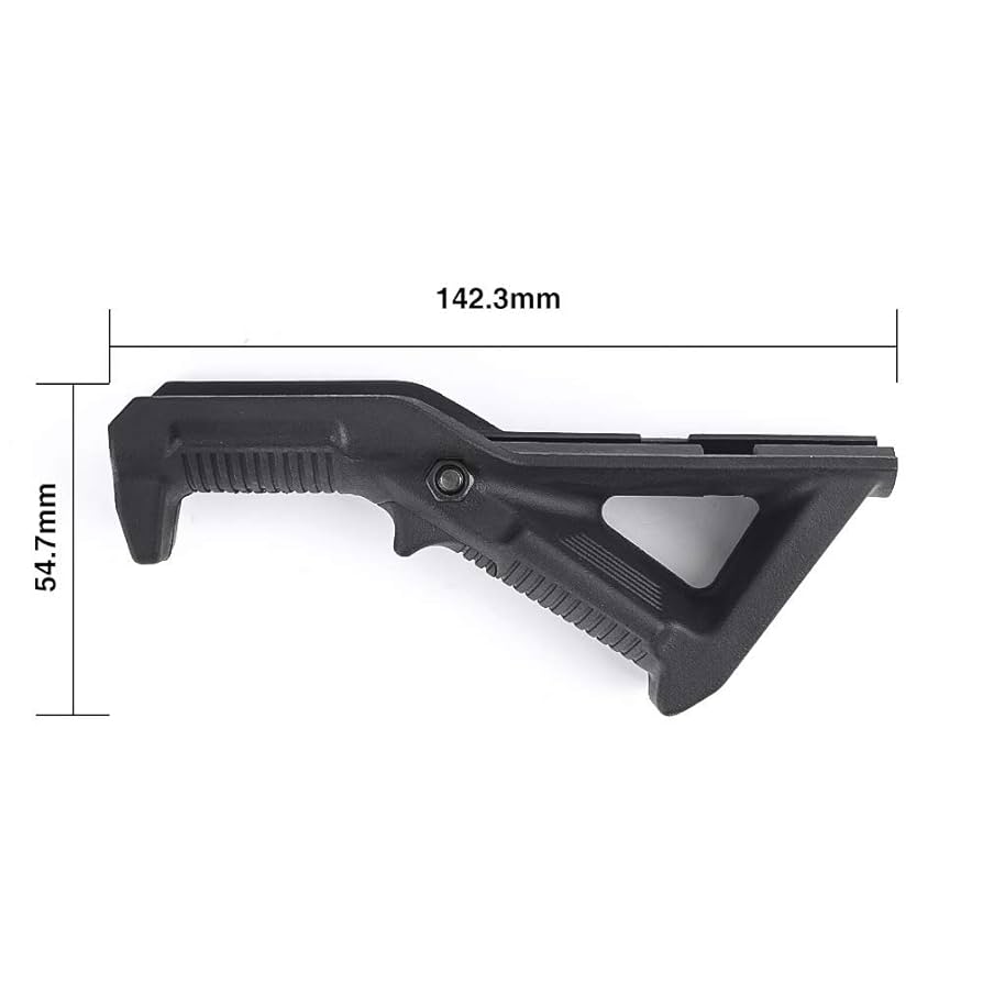 Angled Fore Grip – Nylon Triangle Front Grip for 20mm Picatinny Rail System
