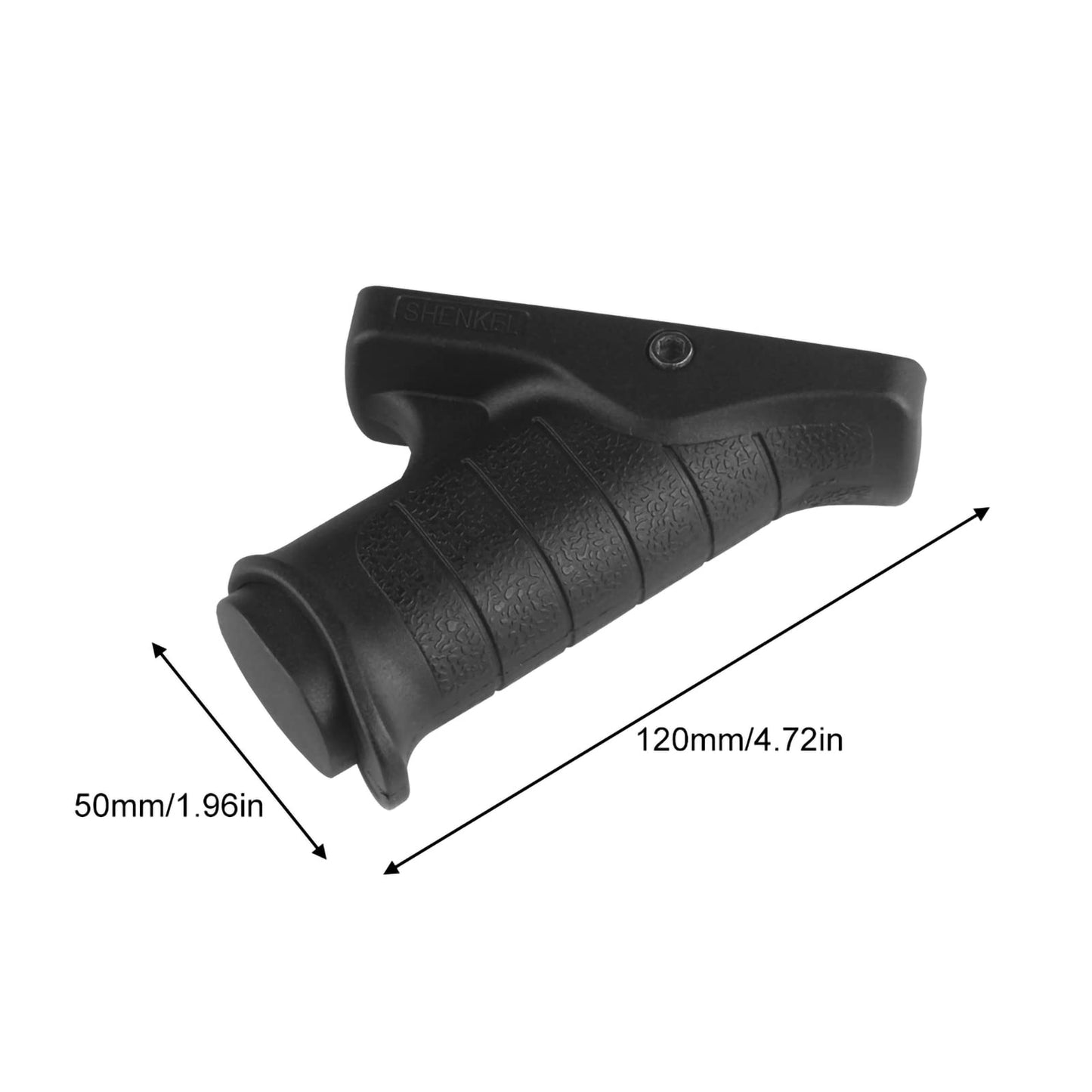 Shenkel Foregrip for Picatinny Rails – Compatible with M16, AR15, M4 Rails (Black)