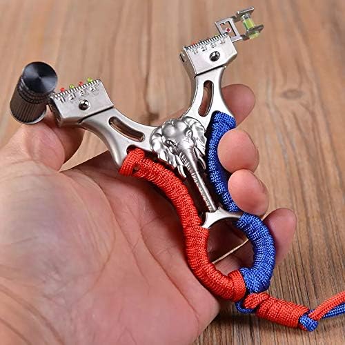 Infrared Light Slingshot Alloy Steel Slingshot Cross Bow Hunting SlingShots with Strong Rubber Band Catapult Camouflage Bow Outdoor Camping Gifts for Children and Men