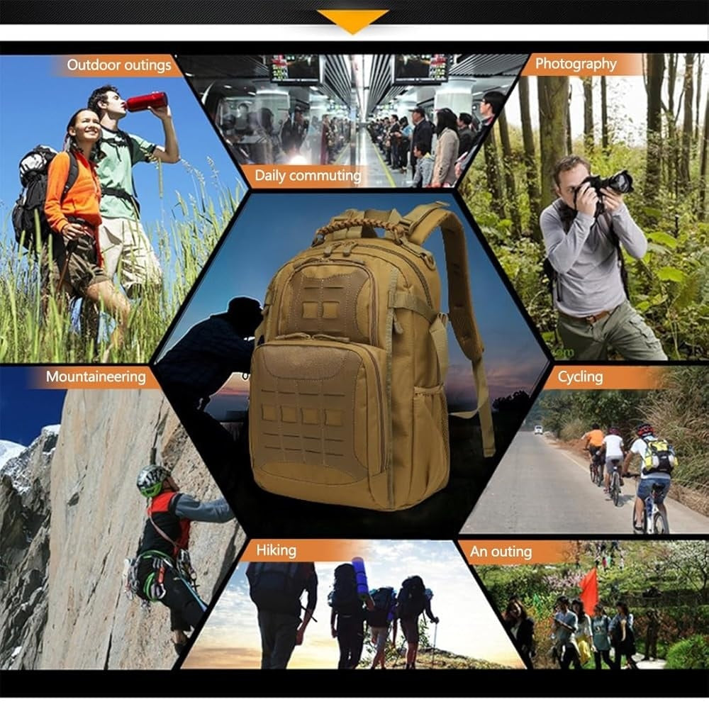 3 Day Tactical Bug Out Backpack – Hiking & Trekking Rucksack for Outdoor Survival